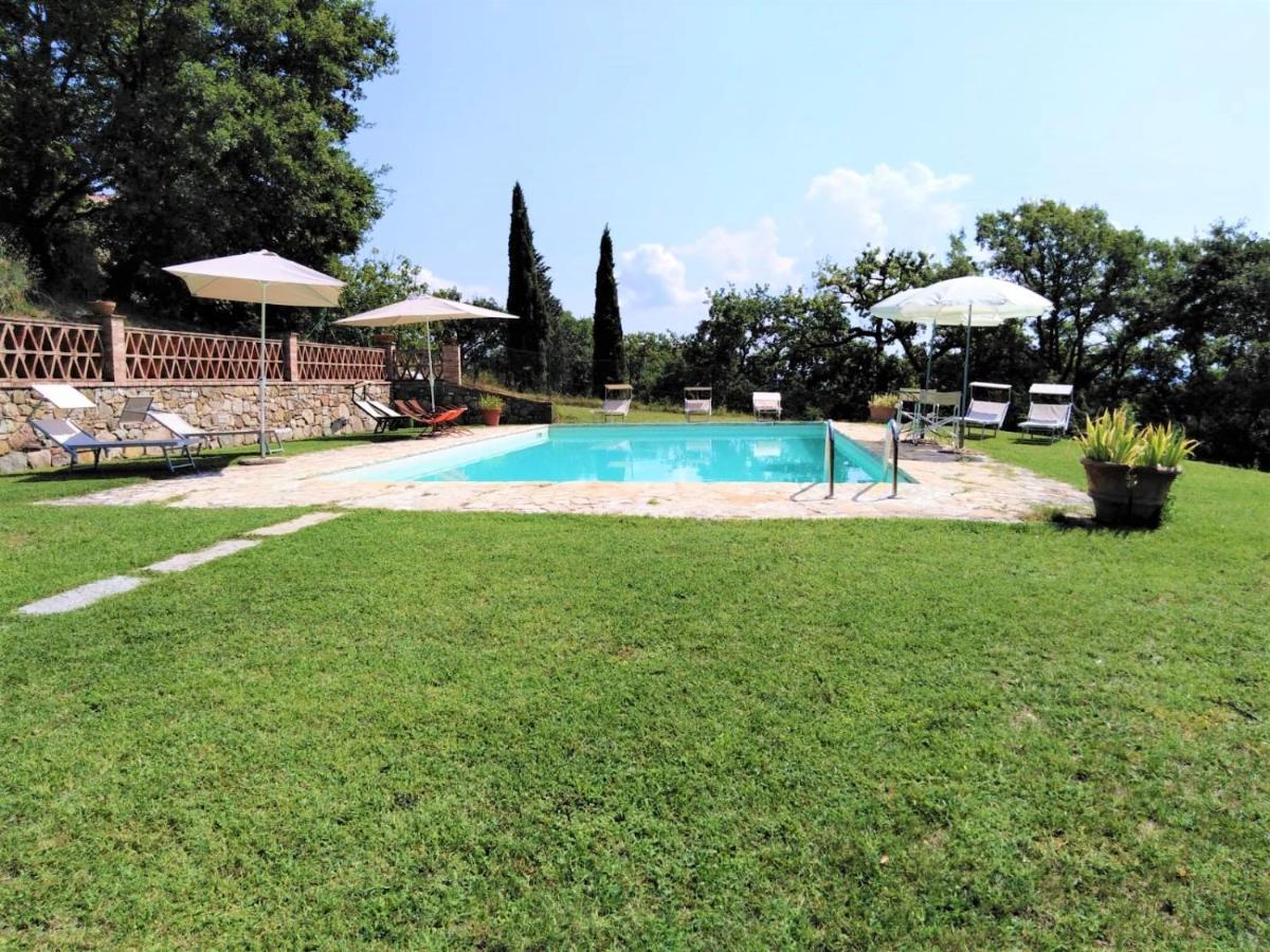 La Fontaiola Villa Le Piazze Bagian luar foto