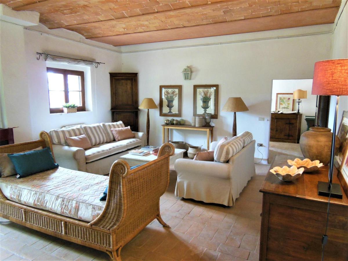La Fontaiola Villa Le Piazze Bagian luar foto